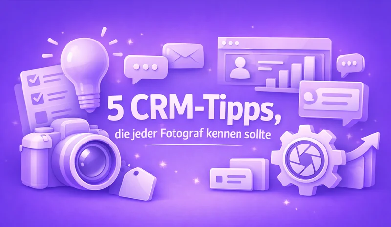 5 CRM tips for photographers