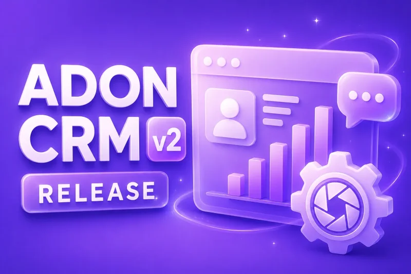 ADON CRM V2 Release
