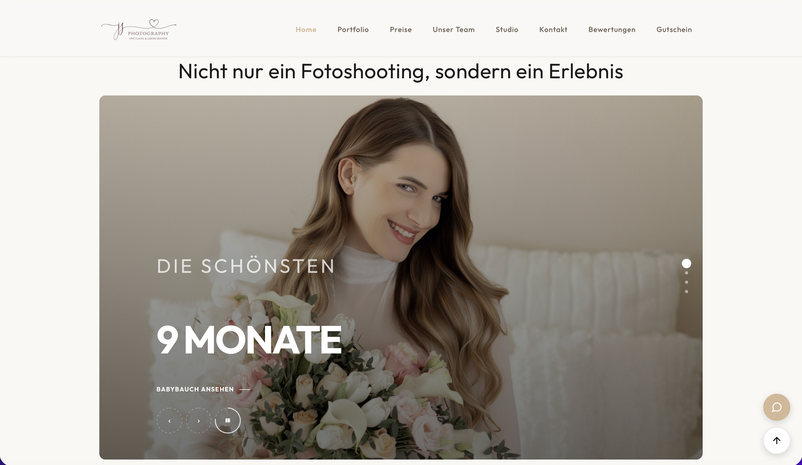 JS Photography - Neuer Bildslider