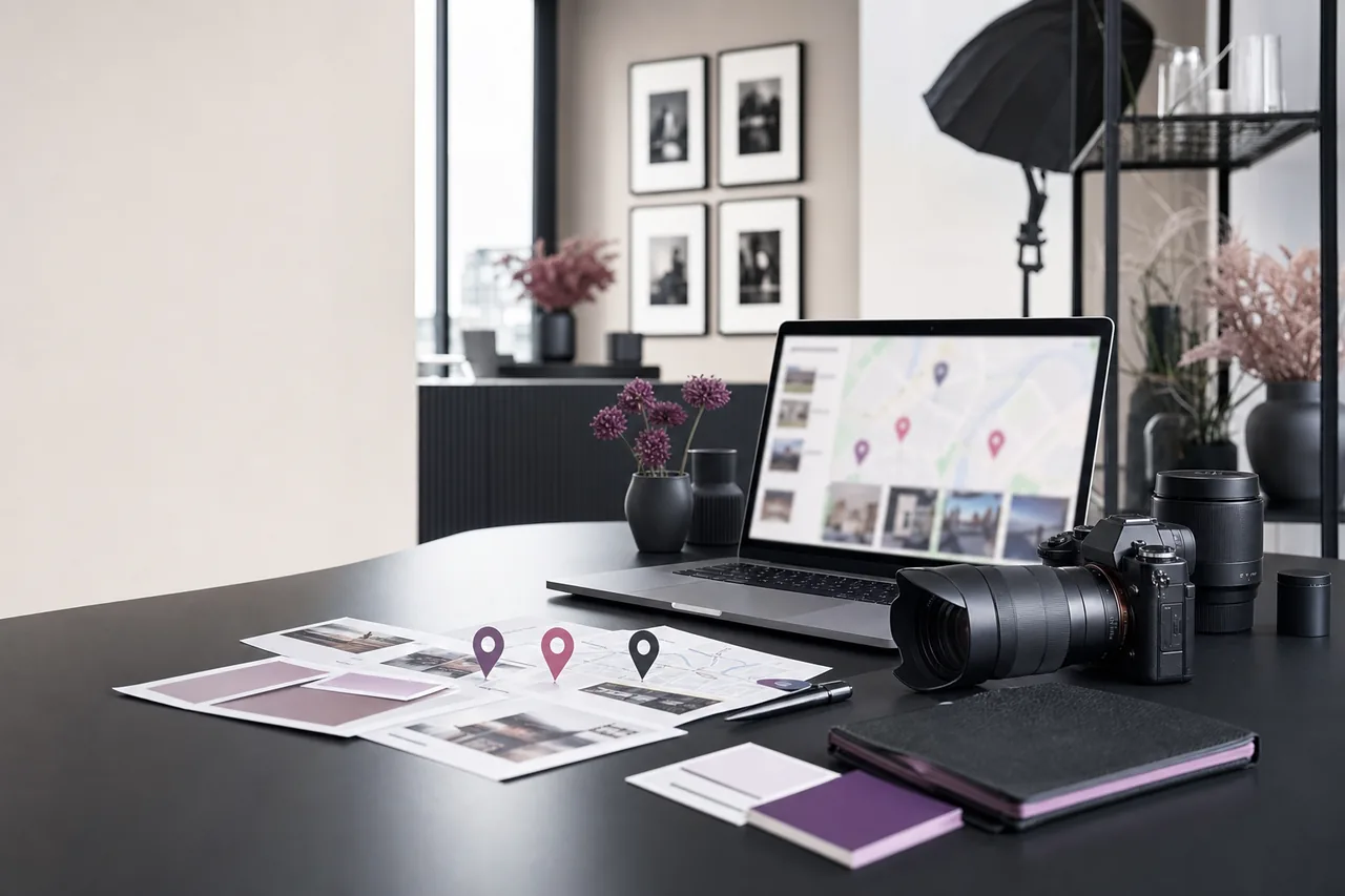 Google Business Profile für Fotografen – ADON Solutions Kampagne, Landingpage und strukturierte Shooting-Anfrage